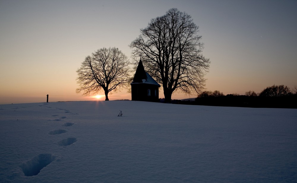 Spuren im Schnee