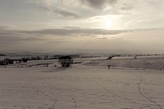 Spuren im Schnee