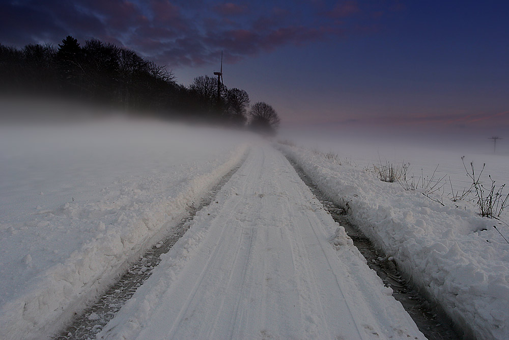 Spuren im Schnee