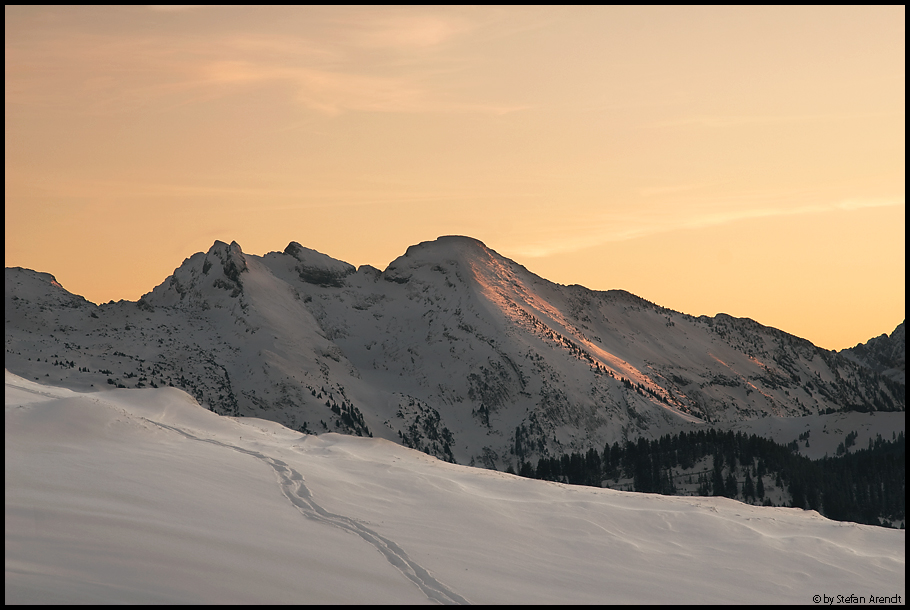 Spuren im Schnee