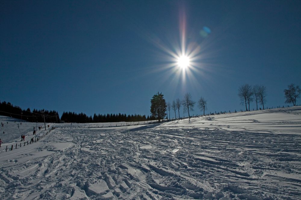 Spuren im Schnee