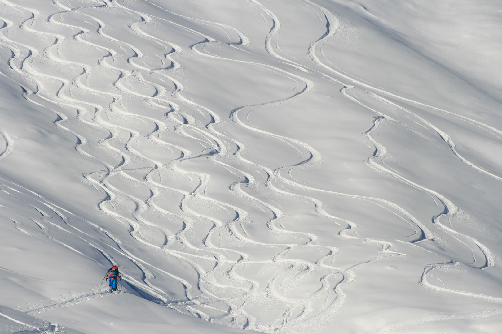 Spuren im Schnee