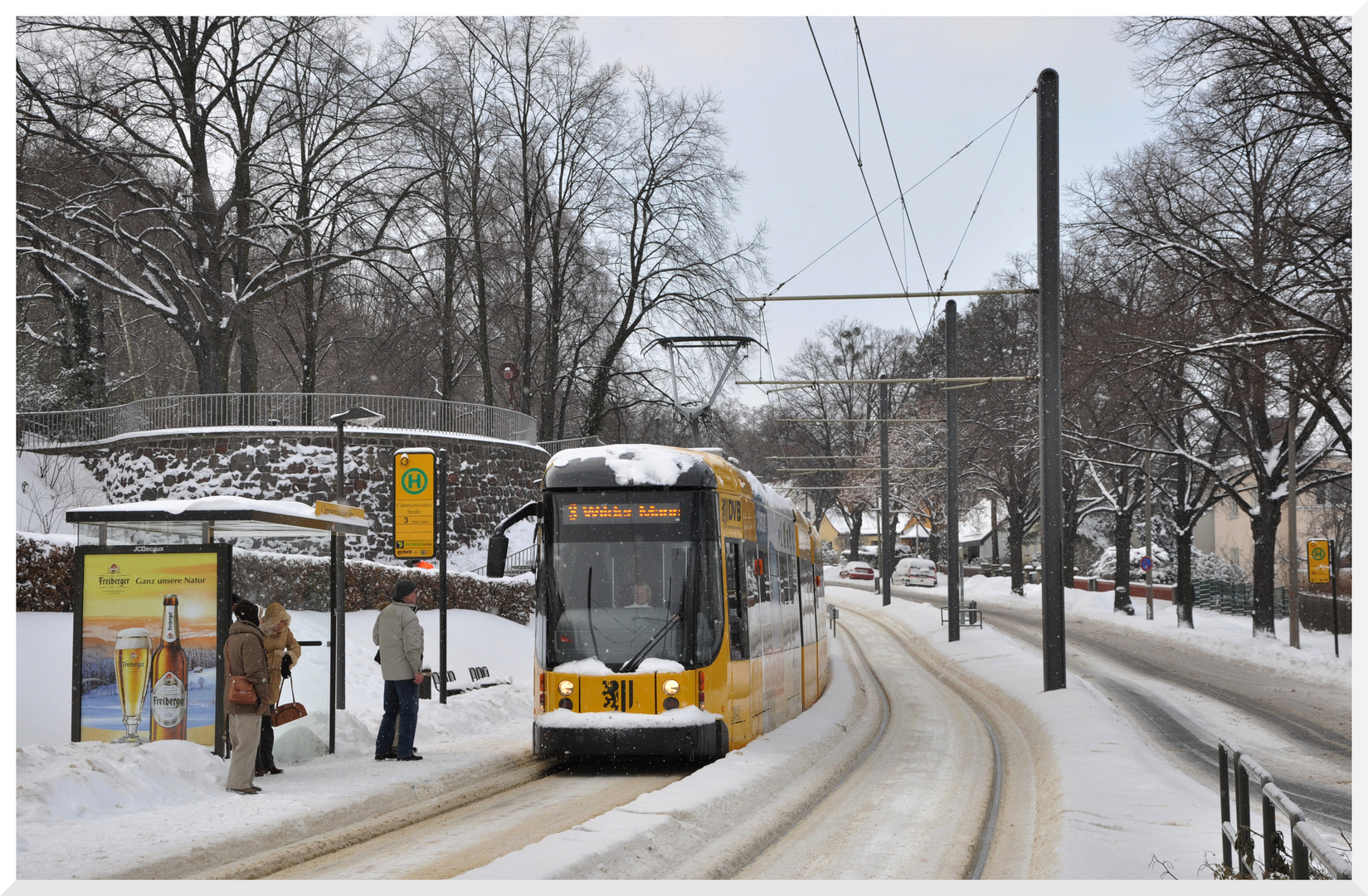 Spuren im Schnee