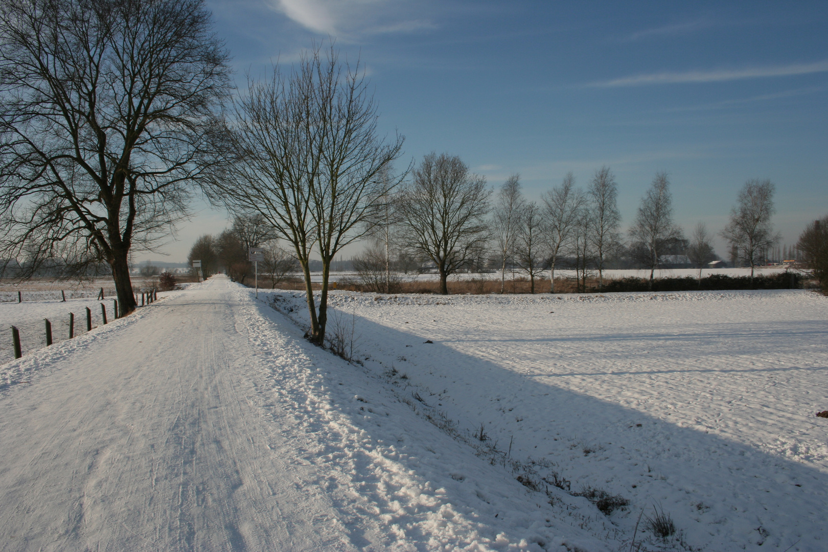 Spuren im Schnee