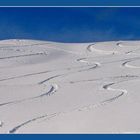 Spuren im Schnee