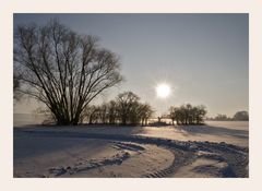 Spuren im Schnee