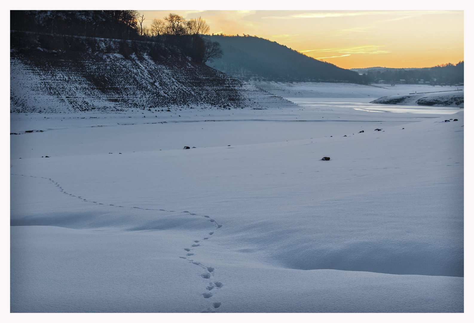 Spuren im Schnee