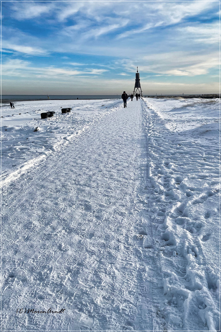 Spuren im Schnee