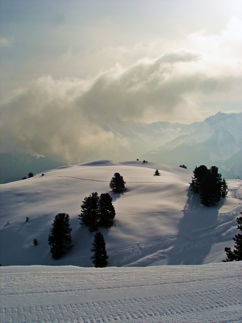 Spuren im Schnee