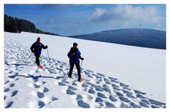 Spuren im Schnee