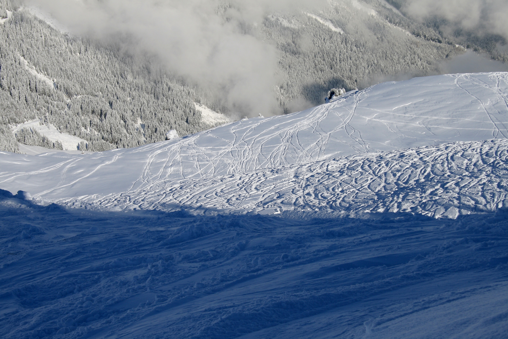 Spuren im Schnee