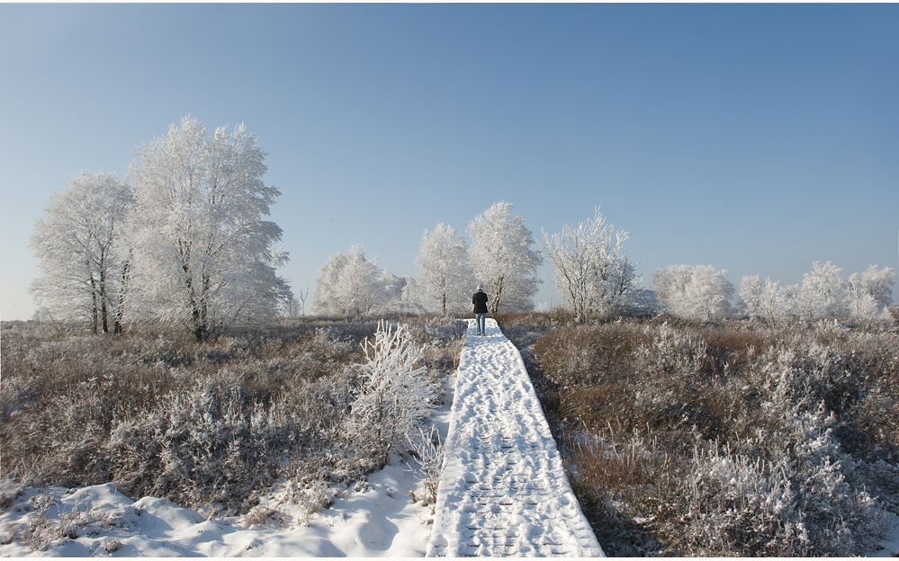 Spuren im Schnee