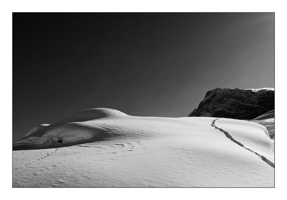 Spuren im Schnee