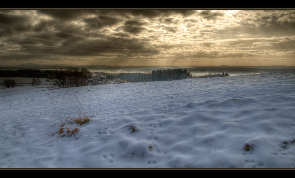 Spuren im Schnee