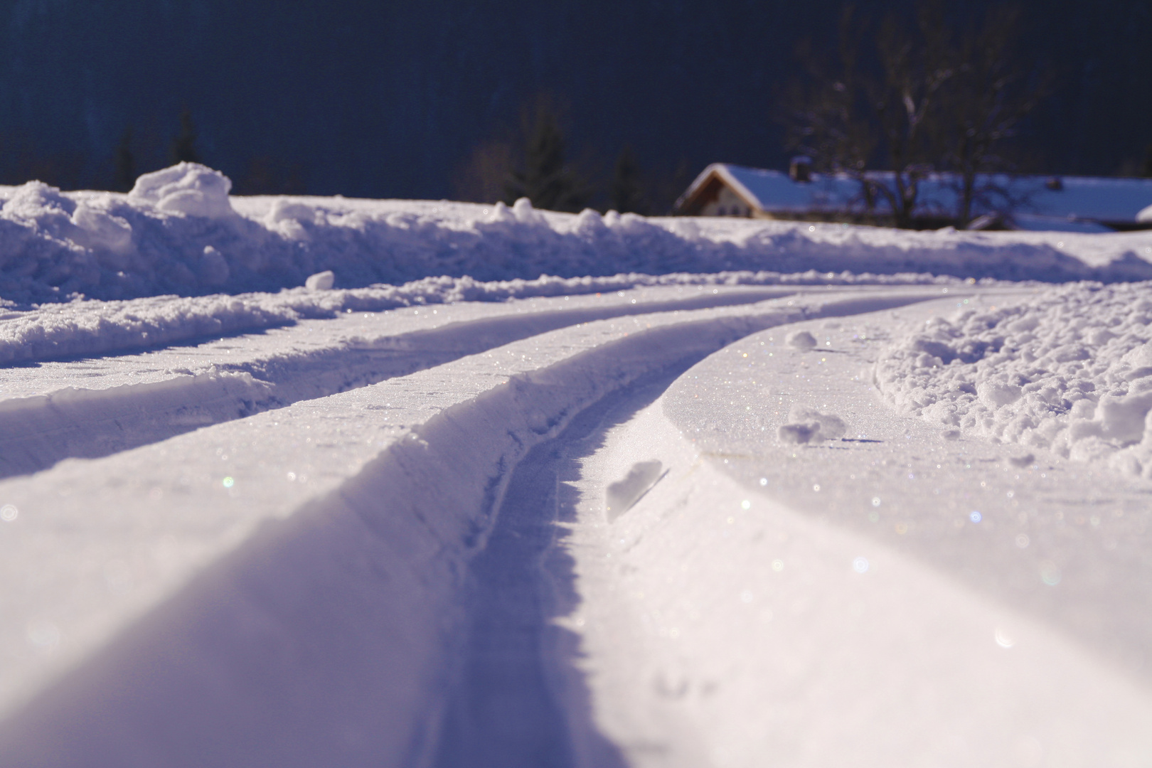 Spuren im Schnee