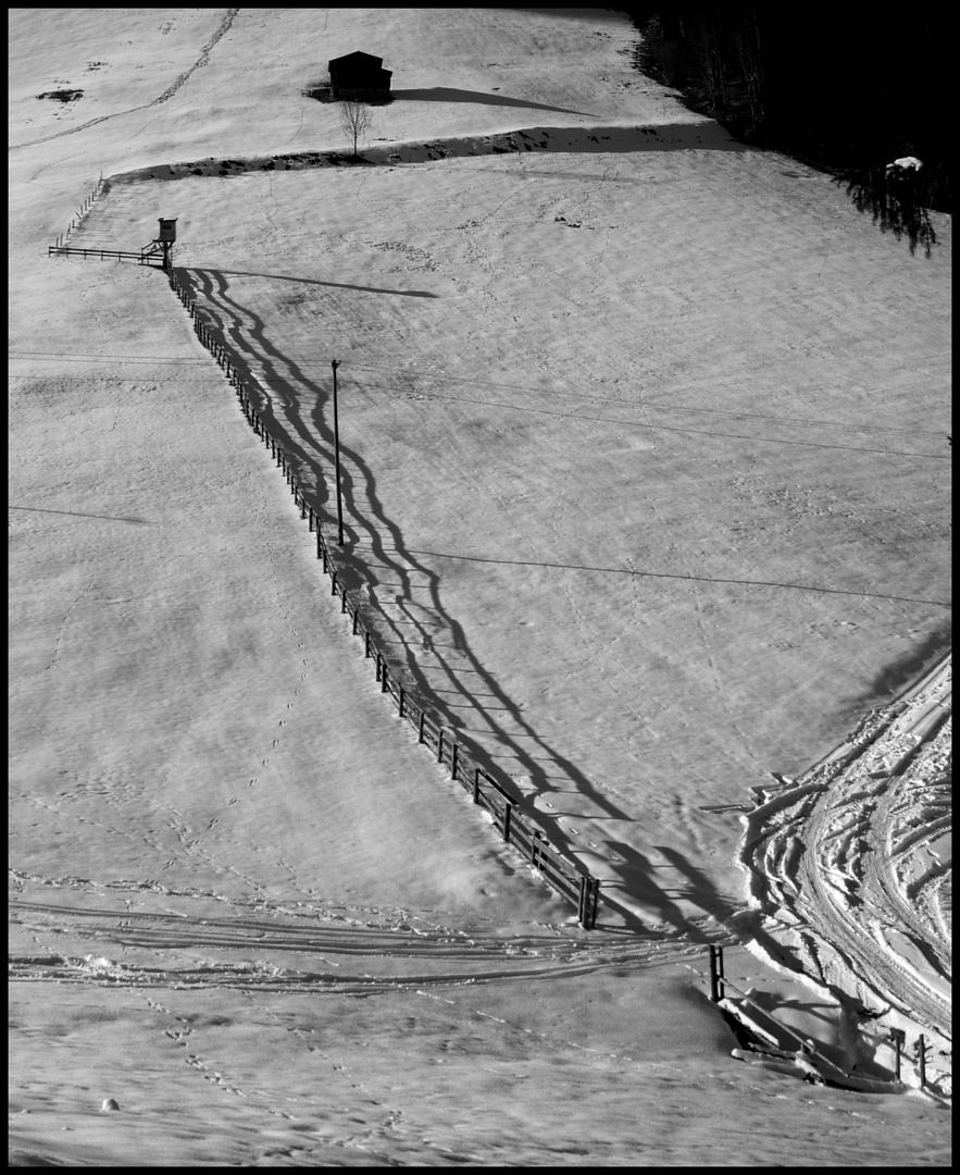 Spuren im Schnee