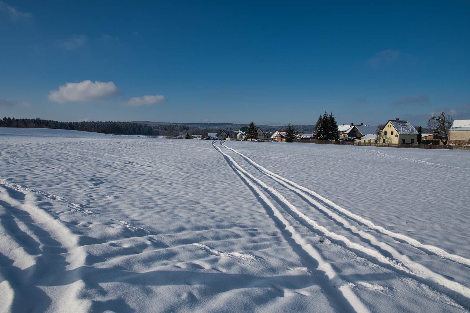 Spuren im Schnee