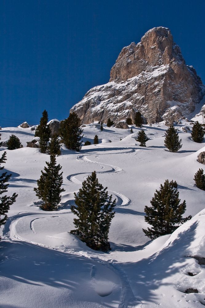 Spuren im Schnee