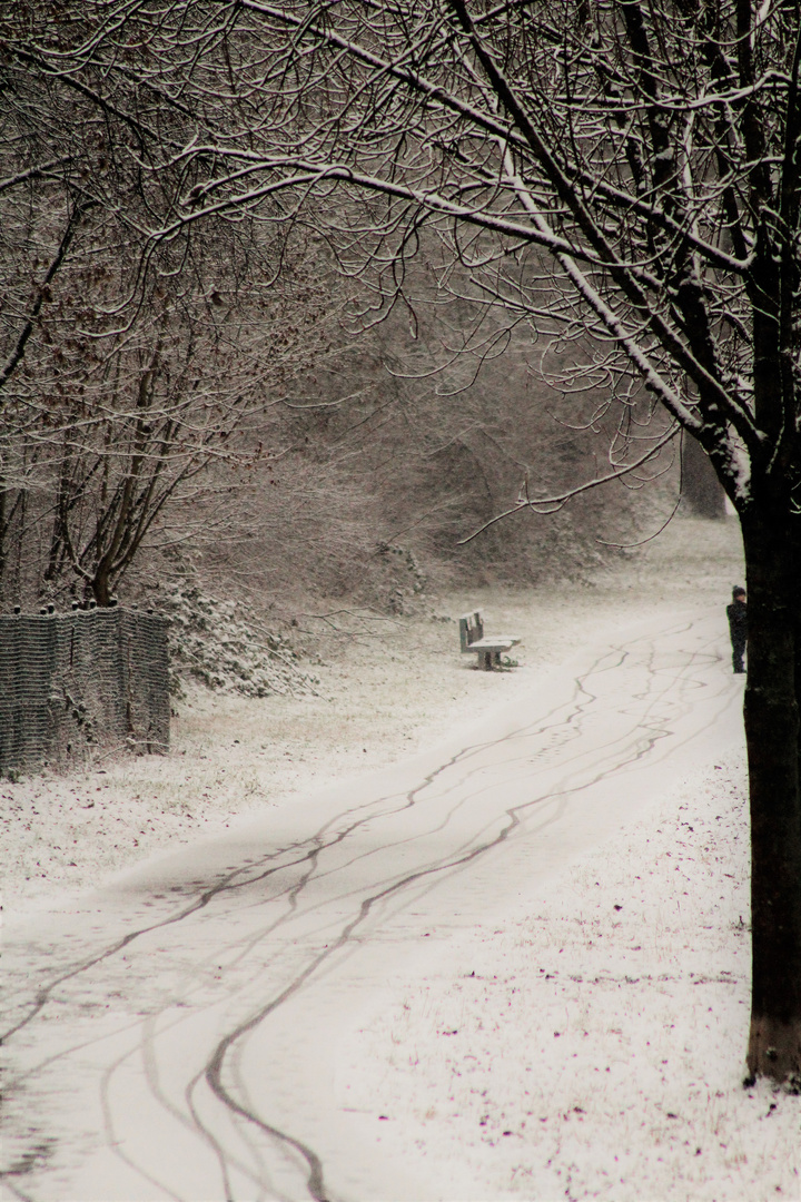 Spuren im Schnee