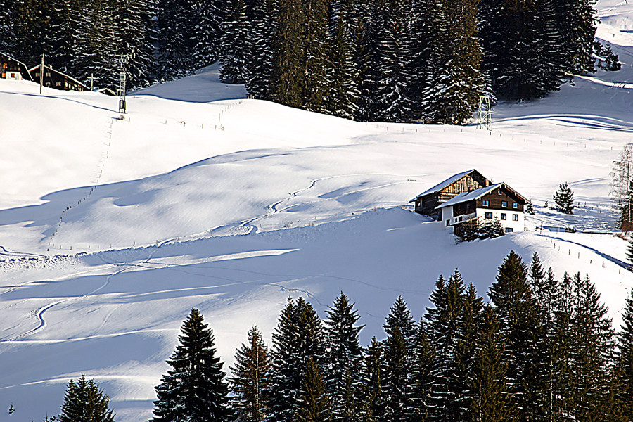 Spuren im Schnee