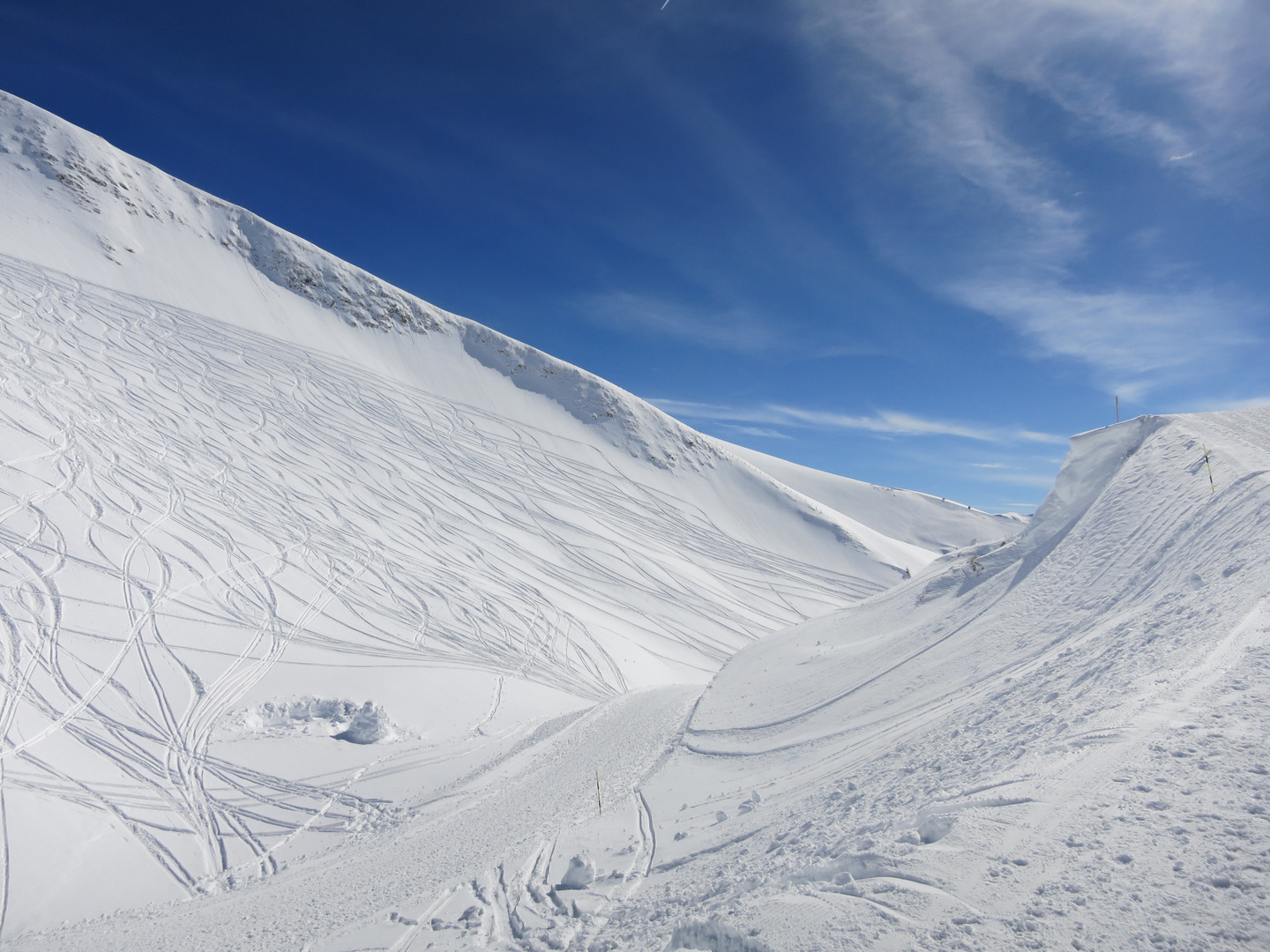 Spuren im Schnee