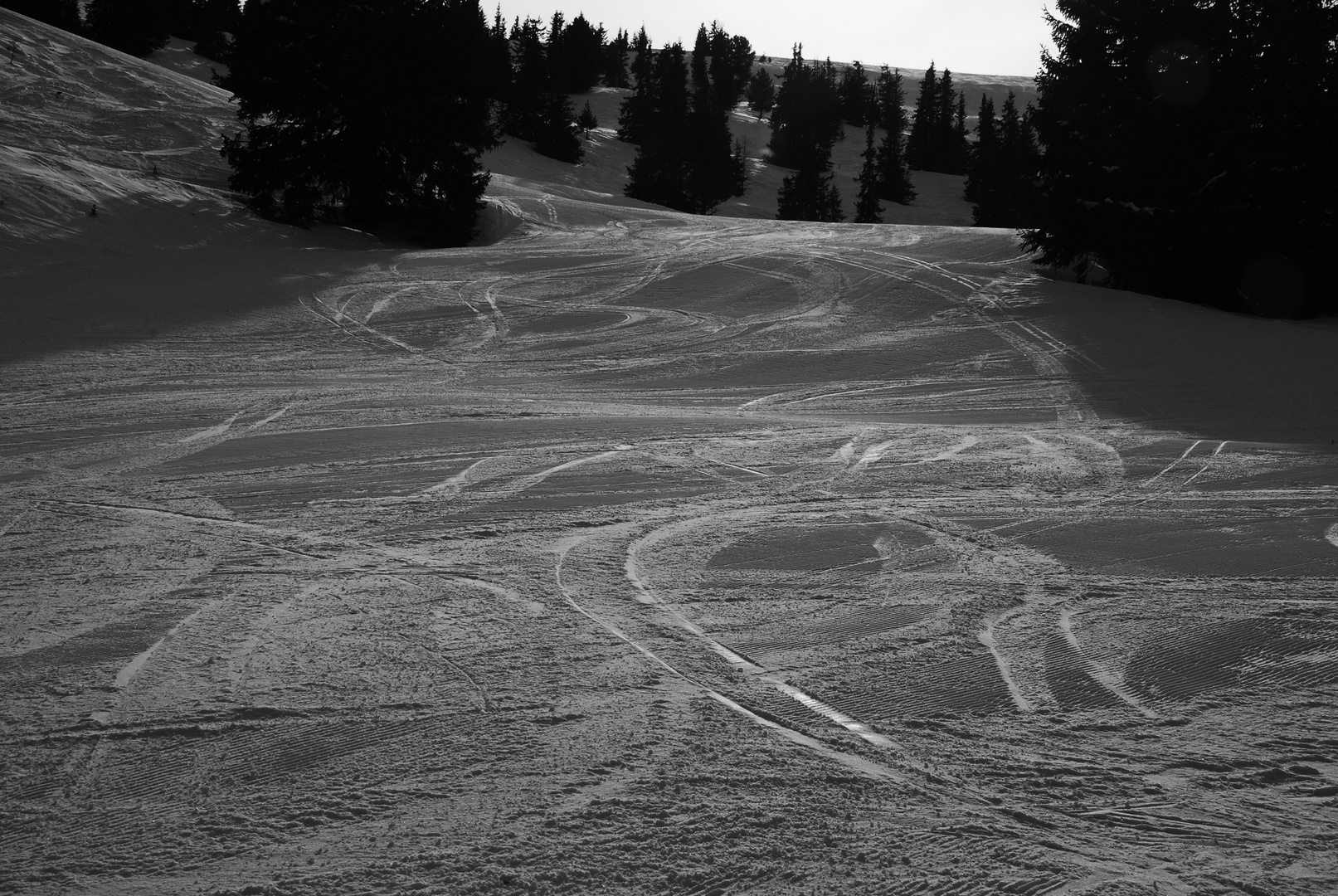 Spuren im Schnee