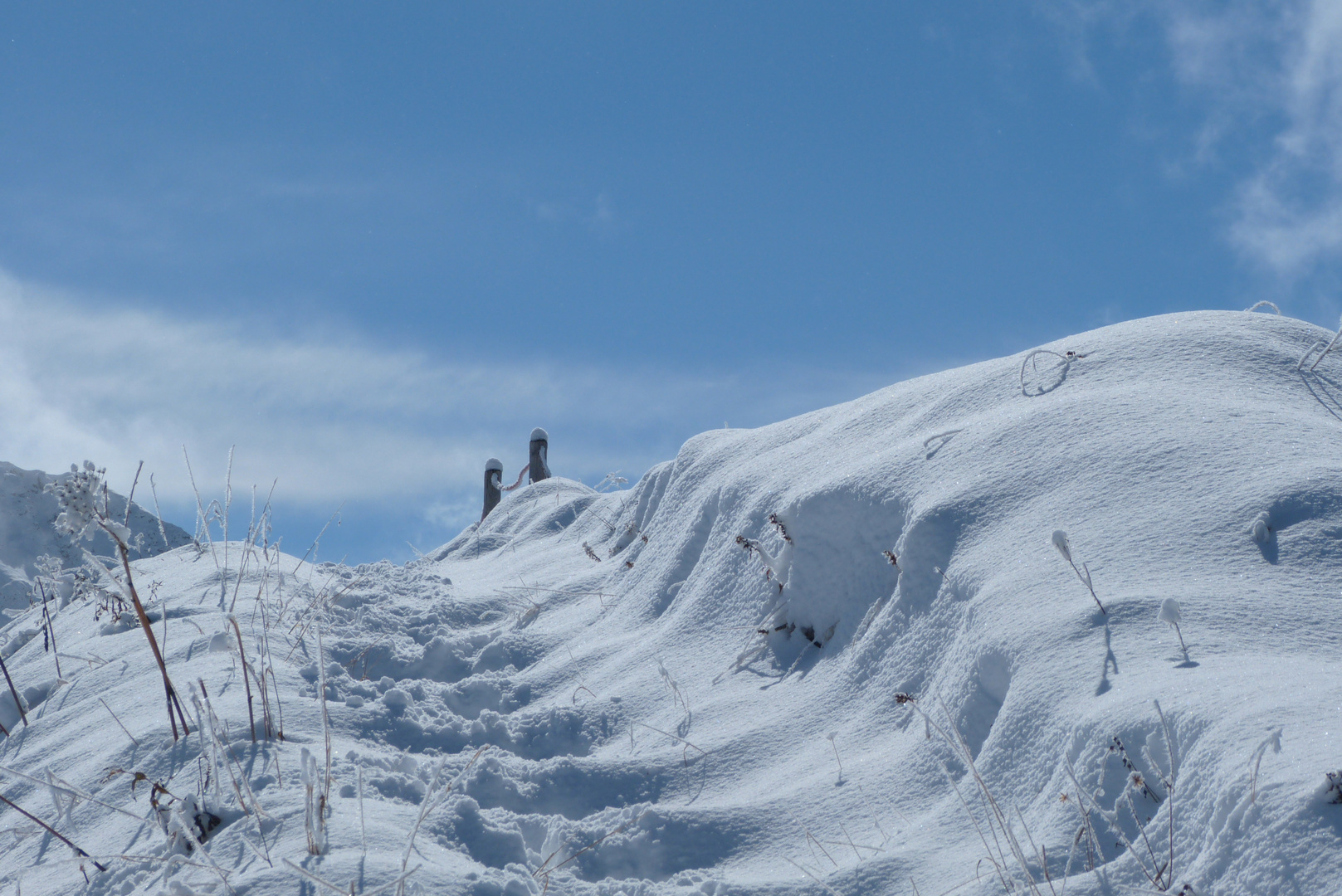 Spuren im Schnee