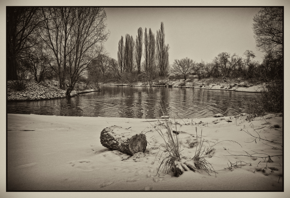 Spuren im Schnee