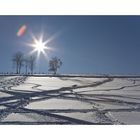 Spuren im Schnee