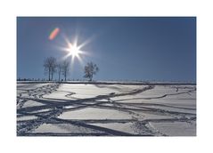 Spuren im Schnee