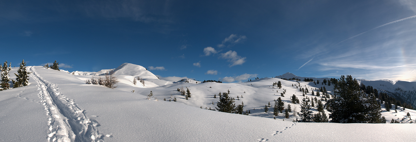 ... Spuren im Schnee ...