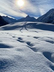 Spuren im Schnee