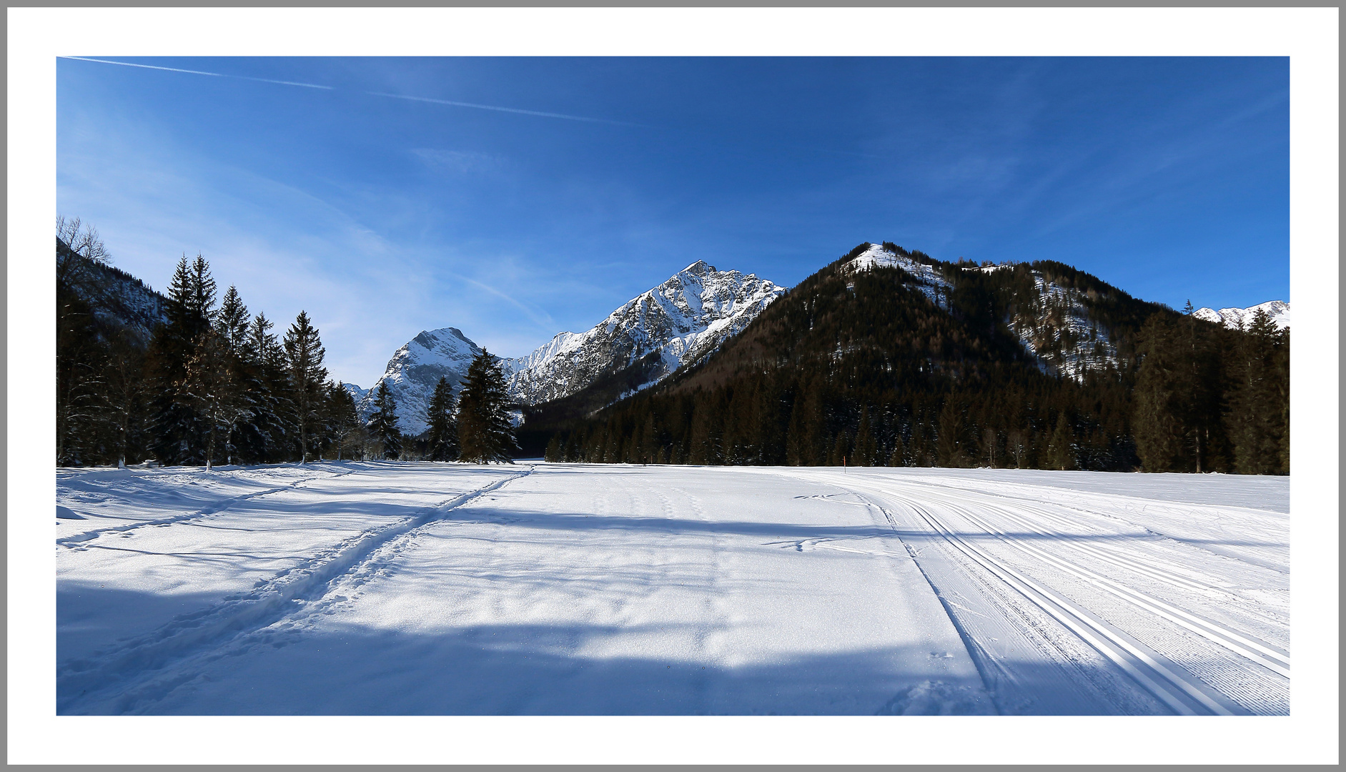 Spuren im Schnee