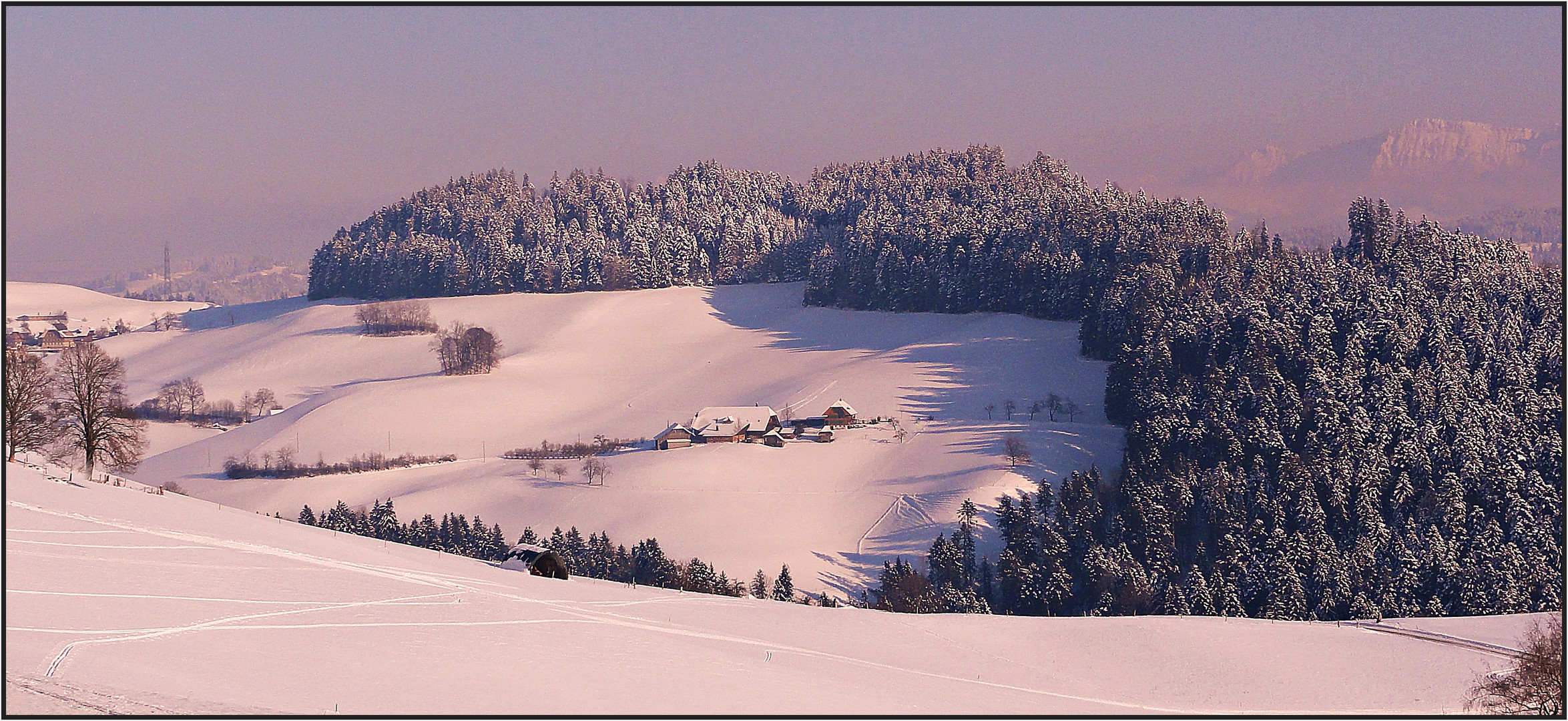 Spuren im Schnee