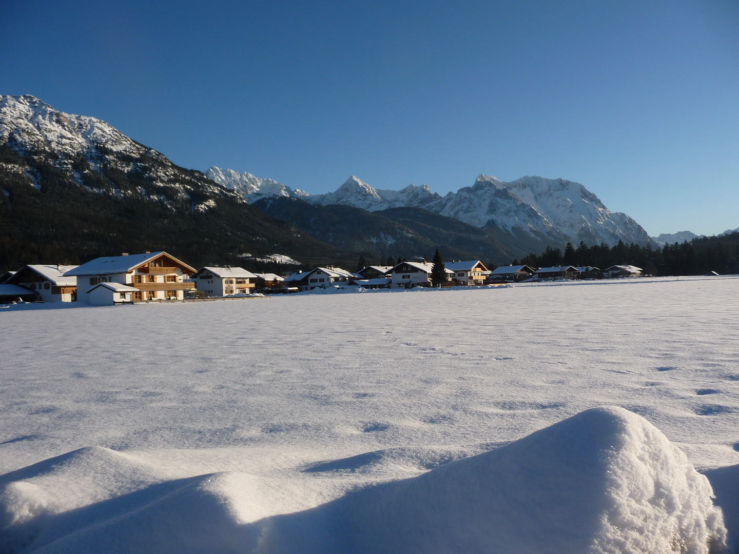 Spuren im Schnee