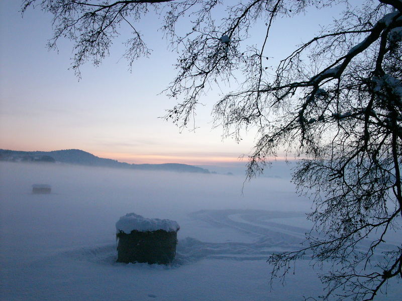 Spuren im Schnee