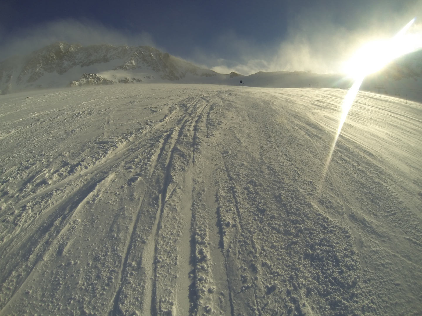 Spuren im Schnee