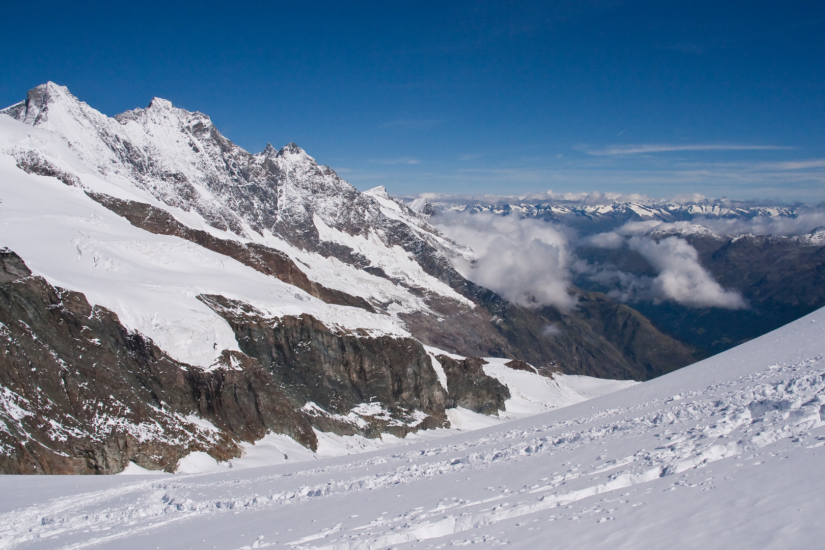 Spuren im Schnee....