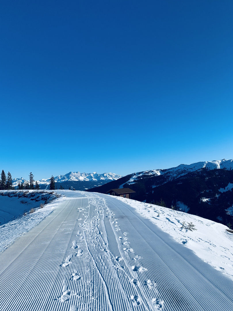 Spuren im Schnee 