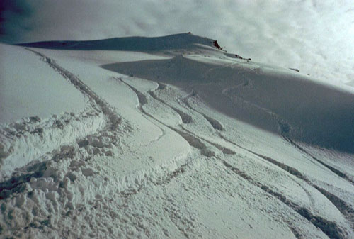 Spuren im Schnee