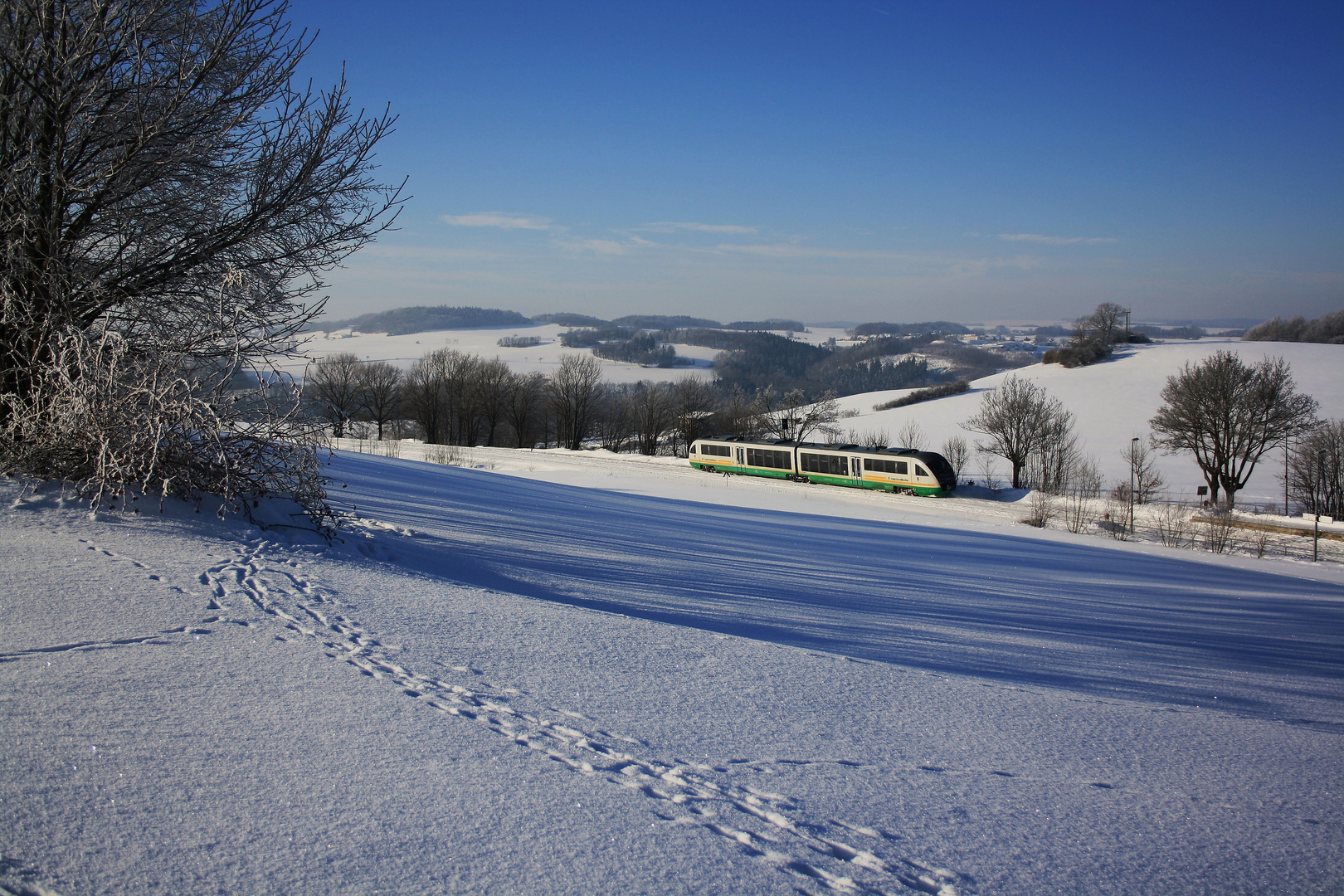 Spuren im Schnee