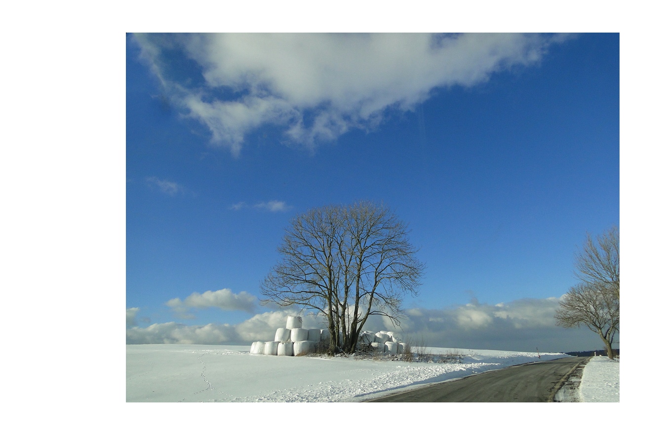 Spuren im Schnee