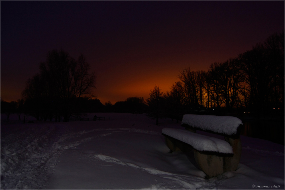 Spuren im Schnee...