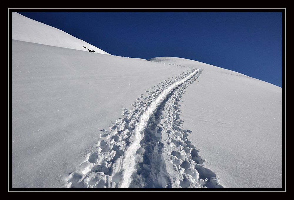 Spuren im Schnee