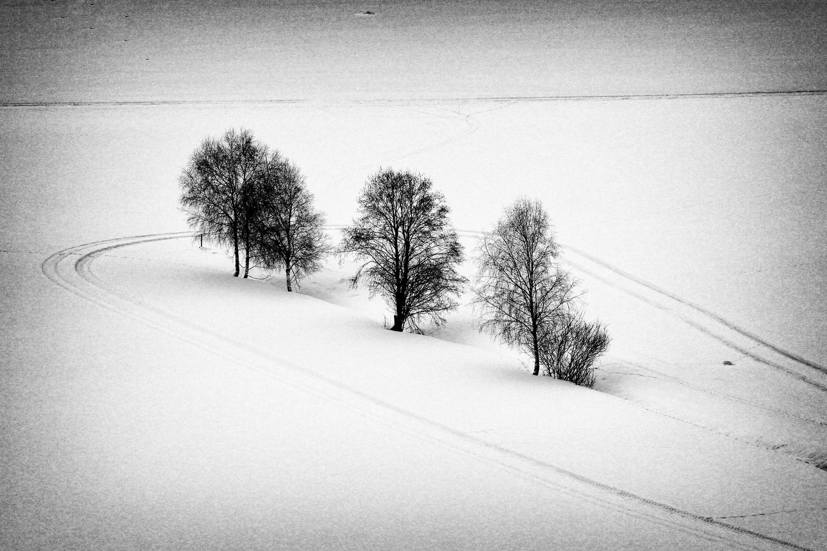 Spuren im Schnee