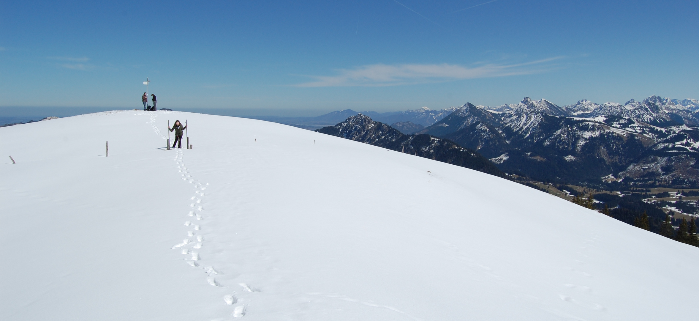 Spuren im Schnee