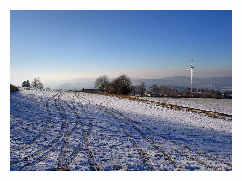 Spuren im Schnee