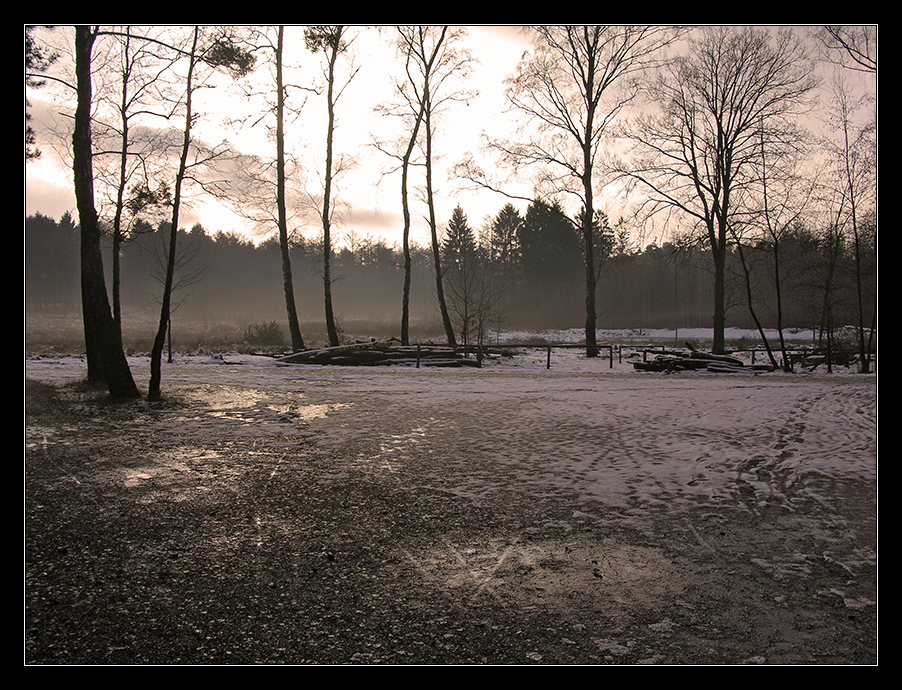 Spuren im Schnee