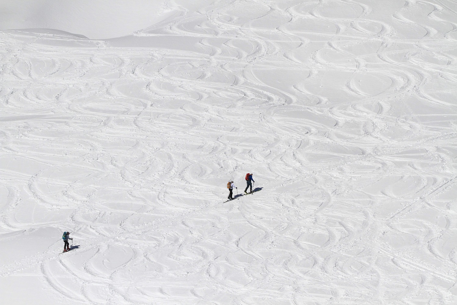 Spuren im Schnee