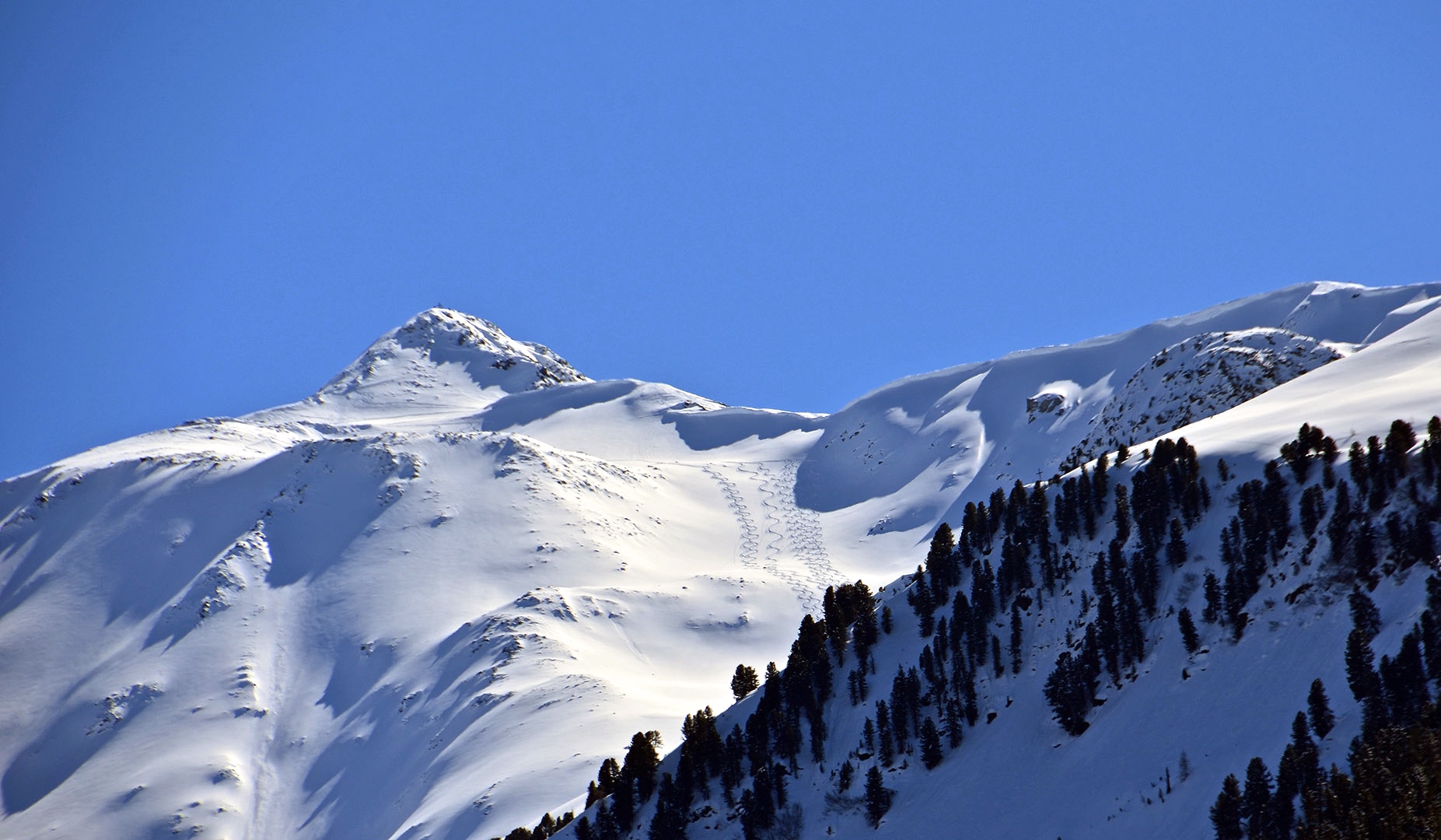 Spuren im Schnee